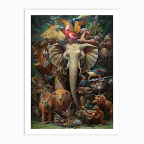 'The Jungle' 3 Art Print