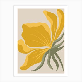 Yellow Flower 3 Art Print