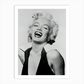 Actress Marilyn Monroe Poses For A Portrait Circa 1953 In Los Angeles, California Art Print