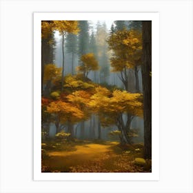 Autumn Forest 73 Art Print
