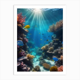 Coral Reef Art Print