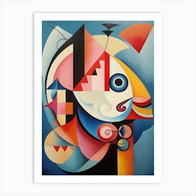 Fish Abstract Pop Art 6 Art Print