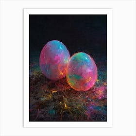 Easter Balls Art Print