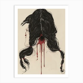 The Crow Gunshot Art Print