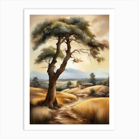 Lone Tree 1 Art Print