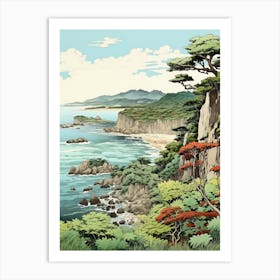 Ishigaki Island In Okinawa, Ukiyo E Drawing 2 Art Print