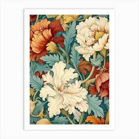 Wallpaper Floral Pattern 3 Art Print