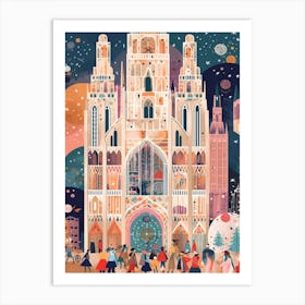 St Stephens Cathedral Vienna Austria Art Print