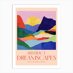 Abstract Dreamscapes Landscape Collection 35 Art Print