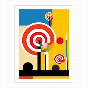 Snail Abstract Pop Art 1 Art Print