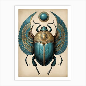 Egyptian Scarab Art Print 1 1 Art Print