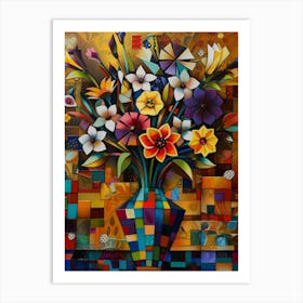 Flowers In A Vase 87 Art Print