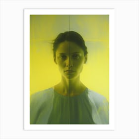 'The Woman In Yellow' Art Print