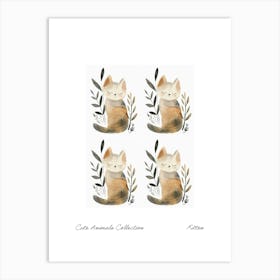 Cute Animals Collection Kitten 6 Art Print