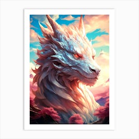 Dragon Head 2 Art Print