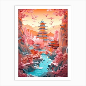 Asian Landscape 83 Art Print