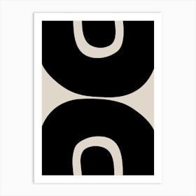 "Close" Mid Century Abstract 2 Art Print