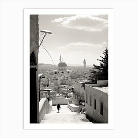 Palestine, Black And White Analogue Photograph 3 Art Print