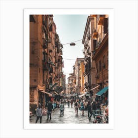 Napoli Streets, Italy Art Print
