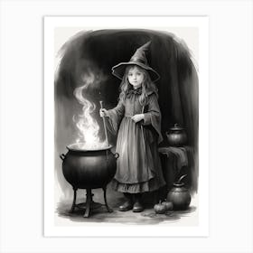 Witches Cauldron Art Print
