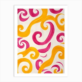 Colorful Abstract Painting 14 Art Print