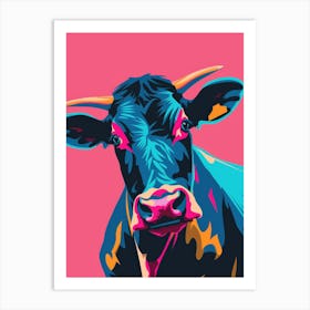 Cow Painting 7 Art Print