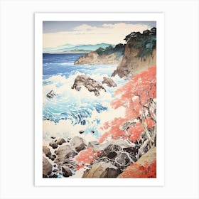  San In Coast In Tottori, Ukiyo E Drawing 4 Art Print