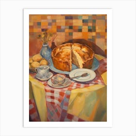 Panettone Still Life Painting Art Print