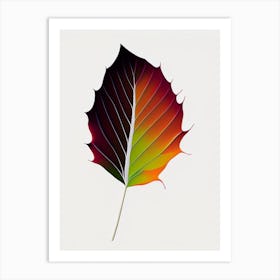 Sycamore Leaf Abstract 2 Art Print