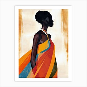 Sahara Serenade; Tribal Dreams |The African Woman Series Art Print