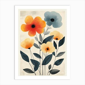 'Flowers' 3 Art Print