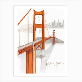 Golden Gate Bridge 2 Art Print