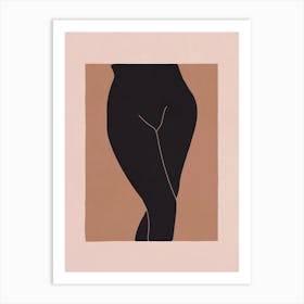 Minimal Thighs 2 Art Print