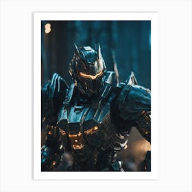 Robot From Transformers Art Print