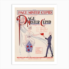 Page Mister Cupid Art Print