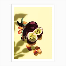 Kumkat Passion Fruit Art Print