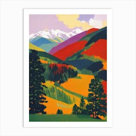 Berchtesgaden National Park 1 Germany Abstract Colourful Art Print