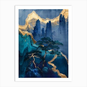 Chinese Landscape 13 Art Print