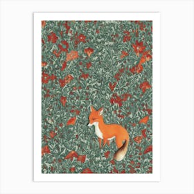 Fox In The Forest 2 Art Print