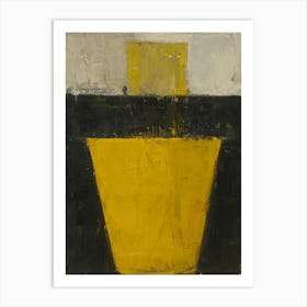 Yellow Vase 1 Art Print