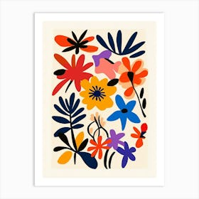 Abstract Floral Painting 2 Art Print