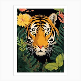 Tiger In The Jungle 26 Art Print