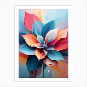 Abstract Flower 2 Art Print