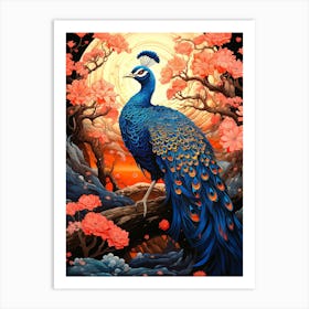 Peacock 3 Art Print