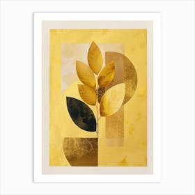 Gold Leaf 2 Art Print