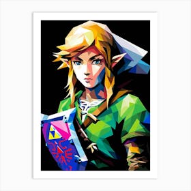 Legend Of Zelda Link 1 Art Print