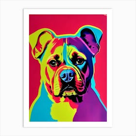 Dogue De Bordeaux Andy Warhol Style Dog Art Print