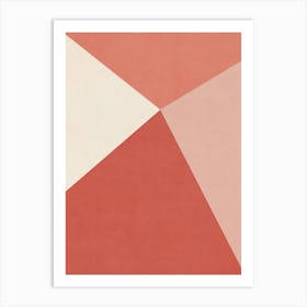 ABSTRACT MINIMALIST GEOMETRY - VT02 Art Print