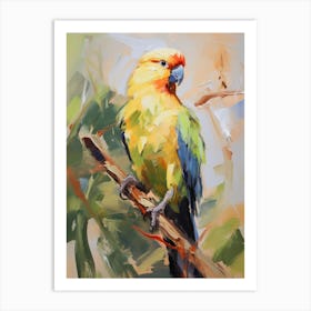 Bird Painting Parrot 2 Art Print