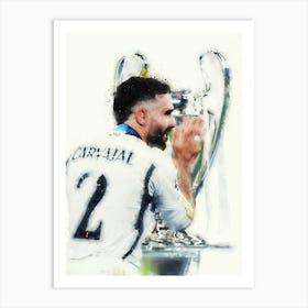 Dani Carvajal Watercolor 1 Art Print